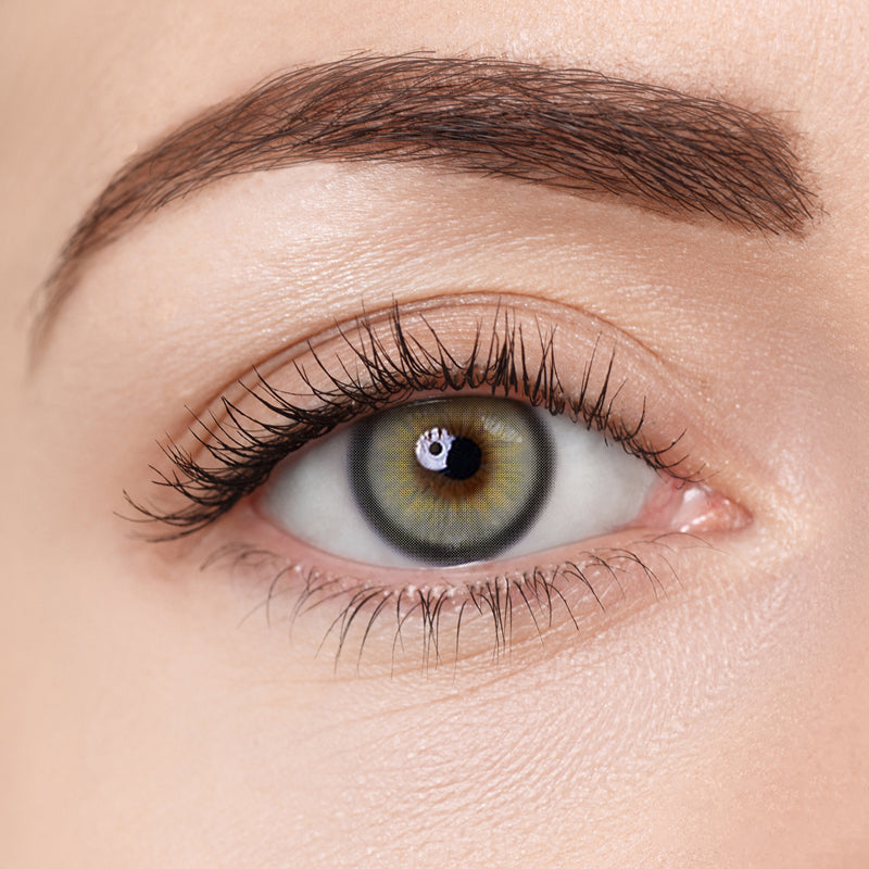 Aura Lens Mist Grey lenses for bridal and everyday makeup